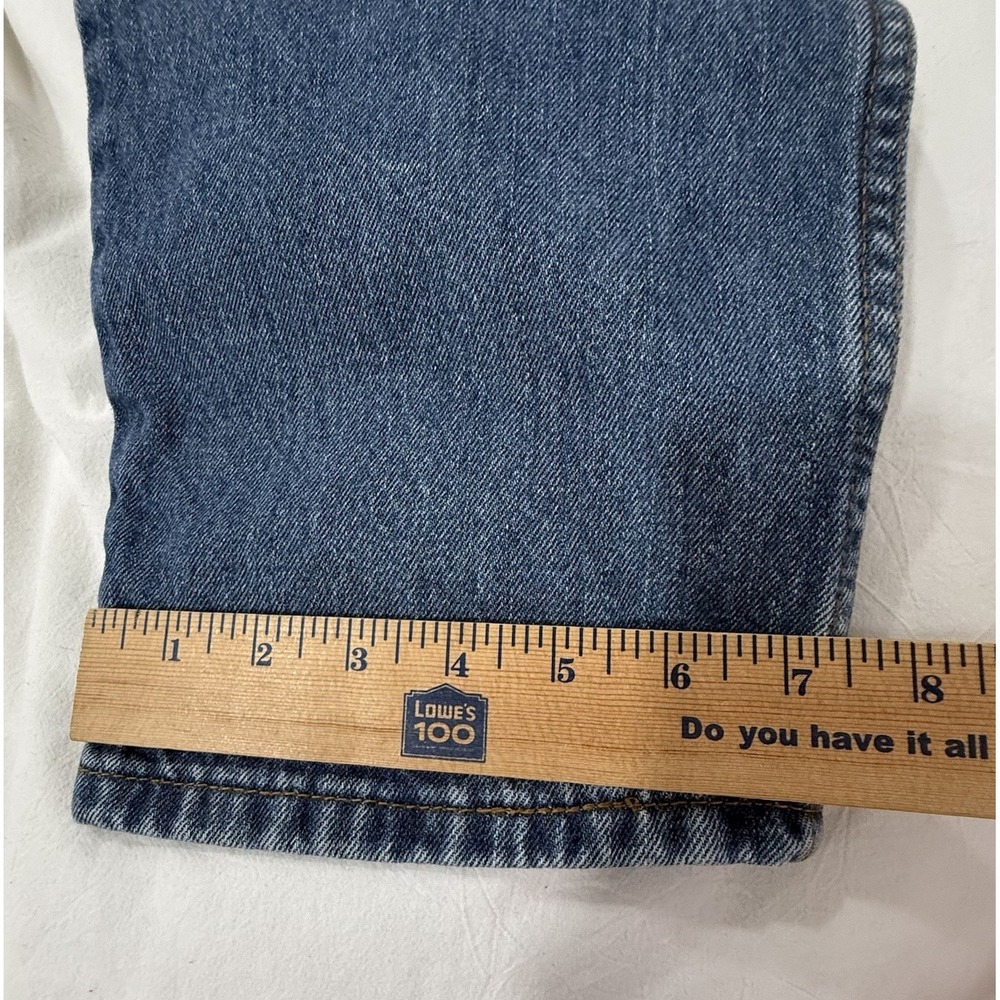 Y2K Levi's 550 Relaxed Fit 34x30(32x29)  Stone Washed Denim Tapered 2009 - Picture 8 of 16